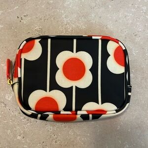 Orla Kiely etc makeup bag in Poppy print